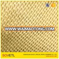 Fireproof material plain braided aramid woven net fabric for helmet liner